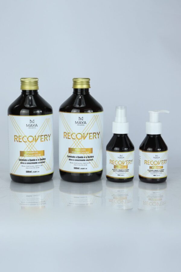 Kit Recovery - Shampoo, máscara, tônico e finalizador