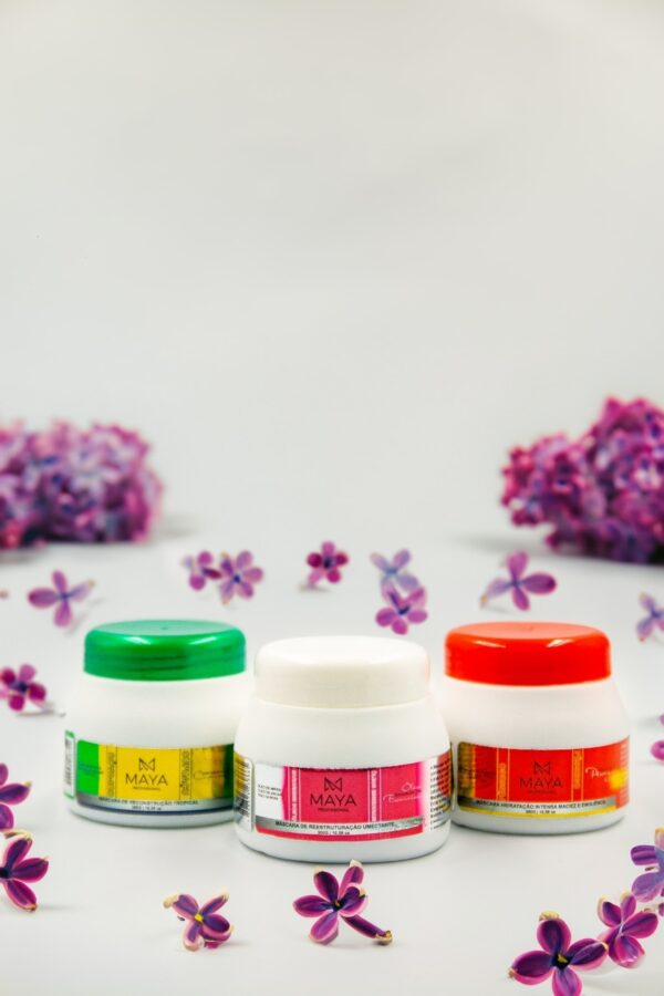 Kit Máscaras Cupuaçu, Óleos Essenciais e Pêssego - 300g